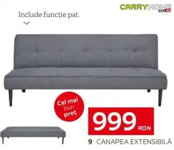 XXXLutz CANAPEA EXTENSIBILĂ Ofertă