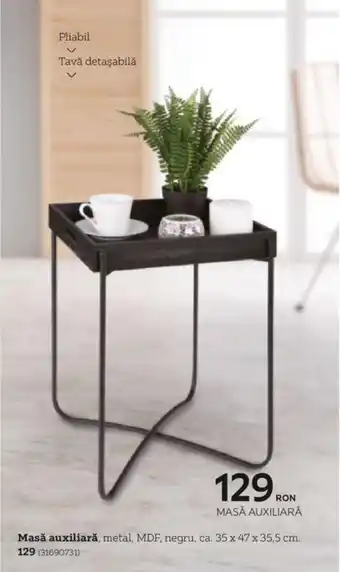 XXXLutz MASĂ AUXILIARĂ Ofertă