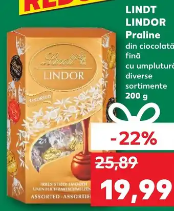 Kaufland LINDT LINDOR Praline Ofertă