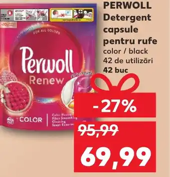 Kaufland PERWOLL Detergent capsule pentru rufe Ofertă