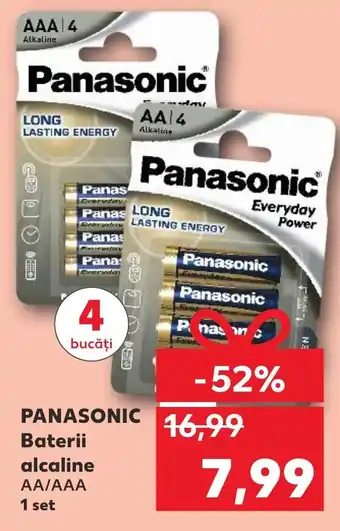 PANASONIC Baterii alcaline