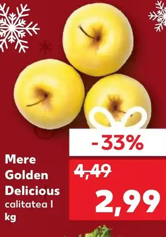Kaufland Mere Golden Delicious Ofertă