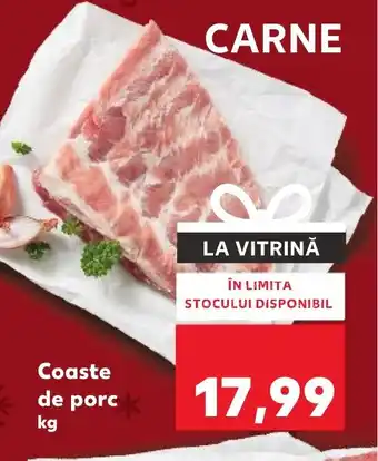 Kaufland Coaste de porc kg Ofertă