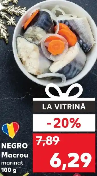 Kaufland NEGRO Macrou marinat 100 g Ofertă
