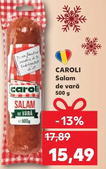 Kaufland CAROLI Salam de vară 500 g Ofertă