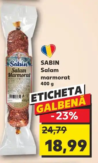Kaufland SABIN Salam marmorat 400 g Ofertă