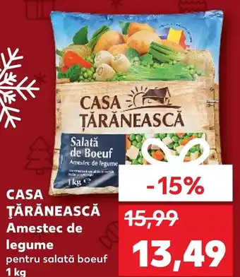 Kaufland CASA ŢĂRĂNEASCĂ Amestec de legume Ofertă