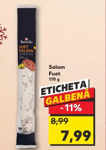 Kaufland Salam Fuet Ofertă