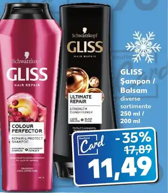 Kaufland GLISS Şampon / Balsam Ofertă