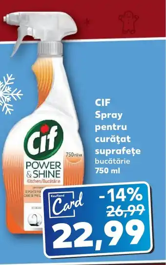 Kaufland CIF Spray pentru curăţat suprafețe Ofertă