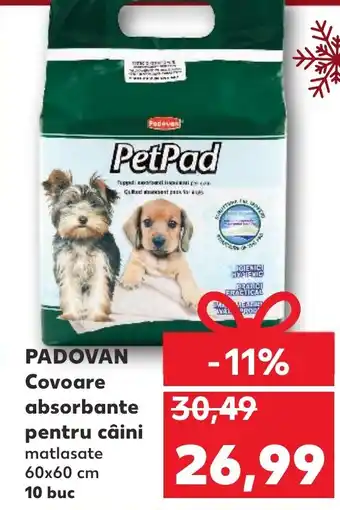 Kaufland PADOVAN Covoare absorbante pentru câini Ofertă