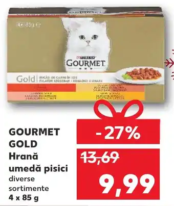 Kaufland GOURMET GOLD Hrană umedă pisici Ofertă