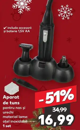 Kaufland Aparat de tuns Ofertă