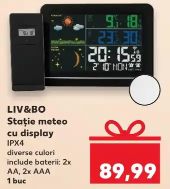 LIV&BO Staţie meteo cu display