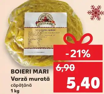 Kaufland BOIERI MARI Varză murată Ofertă
