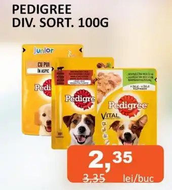 Unicarm PEDIGREE DIV. SORT. 100G Ofertă