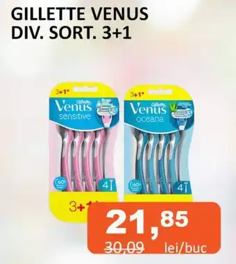 GILLETTE VENUS DIV. SORT. 3+1