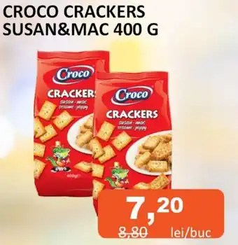 Unicarm CROCO CRACKERS SUSAN&MAC 400 G Ofertă