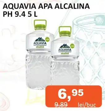 Unicarm AQUAVIA APA ALCALINA PH 9.4 5 L Ofertă