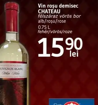 Supeco Vin roşu demisec CHATEAU Ofertă