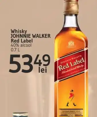 Supeco Whisky JOHNNIE WALKER Red Label Ofertă