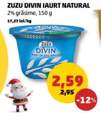 Penny ZUZU DIVIN IAURT NATURAL Ofertă