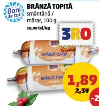 Penny BRÂNZĂ TOPITĂ Ofertă