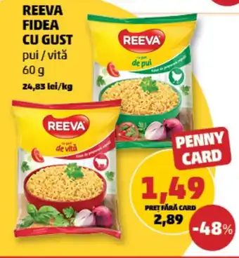 Penny REEVA FIDEA CU GUST Ofertă