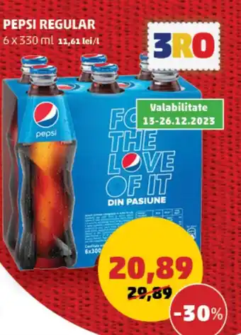 Penny PEPSI REGULAR Ofertă