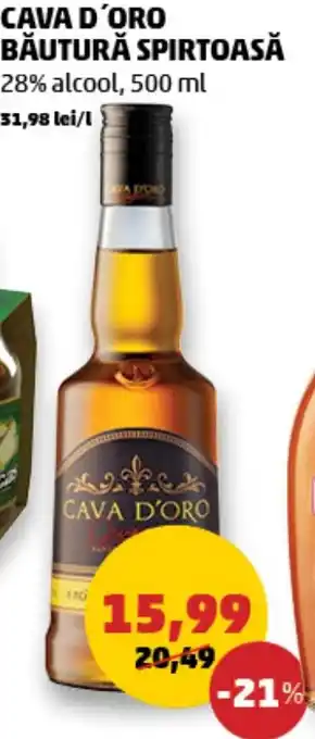 Penny CAVA D'ORO BĂUTURĂ SPIRTOASĂ Ofertă