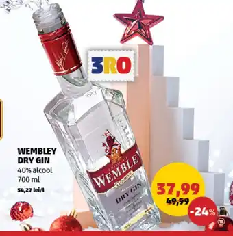 Penny WEMBLEY DRY GIN Ofertă