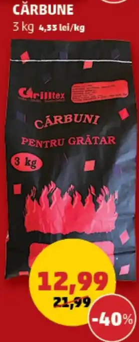 Penny CĂRBUNE 3 kg Ofertă