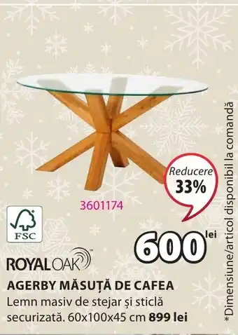 JYSK AGERBY MĂSUȚĂ DE CAFEA Ofertă