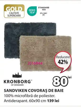 JYSK SANDVIKEN COVORAȘ DE BAIE Ofertă