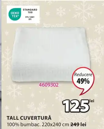 JYSK TALL CUVERTURĂ Ofertă