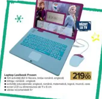 Carrefour Laptop Lexibook Frozen Ofertă