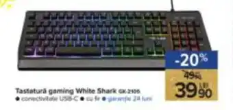 Carrefour Tastatură gaming White Shark GK-2105 Ofertă