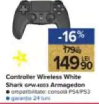Controller Wireless White Shark GPW 4003 Armagedon