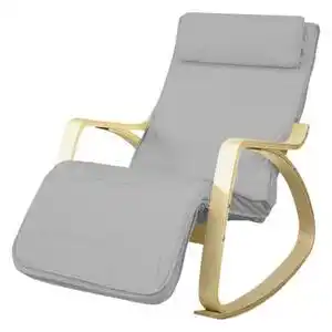 Favi Scaun balansoar cu suport reglabil pentru picioare – gri Ofertă