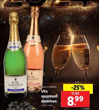 Lidl Vin spumant demisec Ofertă