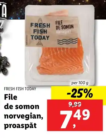 Lidl File de somon norvegian, proaspăt Ofertă