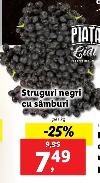 Lidl Struguri negri cu sâmburi Ofertă