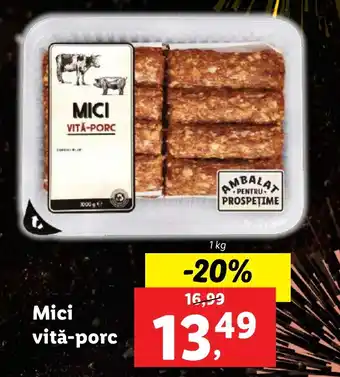 Lidl Mici vită-porc Ofertă