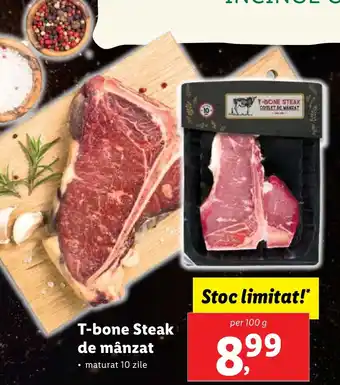 Lidl T-bone Steak de mânzat Ofertă