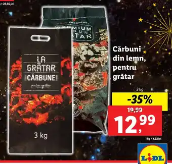 Lidl Cărbuni din lemn, pentru grătar Ofertă