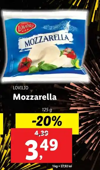Lidl Mozzarella Ofertă
