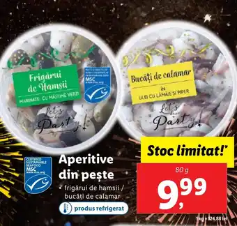 Lidl Aperitive din peşte Ofertă