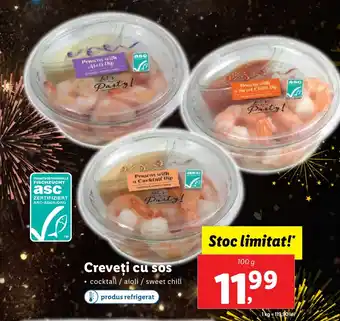 Lidl Creveţi cu sos Ofertă