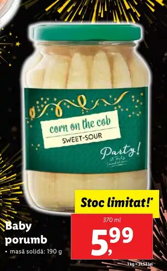 Lidl Baby porumb Ofertă