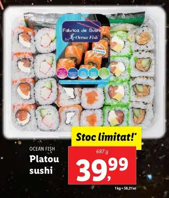 Lidl Platou sushi Ofertă